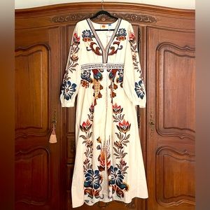 NWT Farm For Anthropologie Multi-Print Dress, Size L